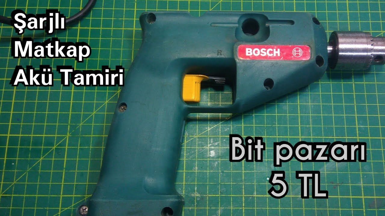 Bit Pazarından 5 Liraya Aldığım Matkabın Akü Tamiri