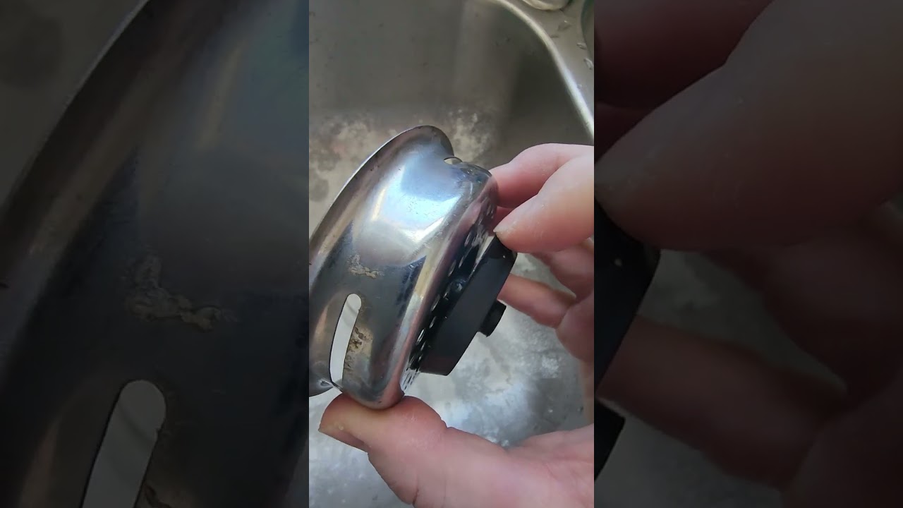 Deep cleaning the sink