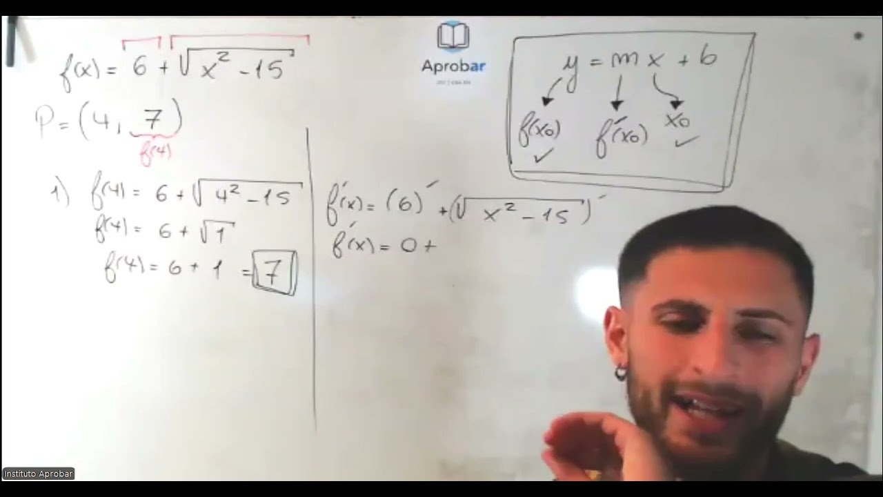 MATEMATICA CBC - CURSO 1C 2025 - RECTA TANGENTE