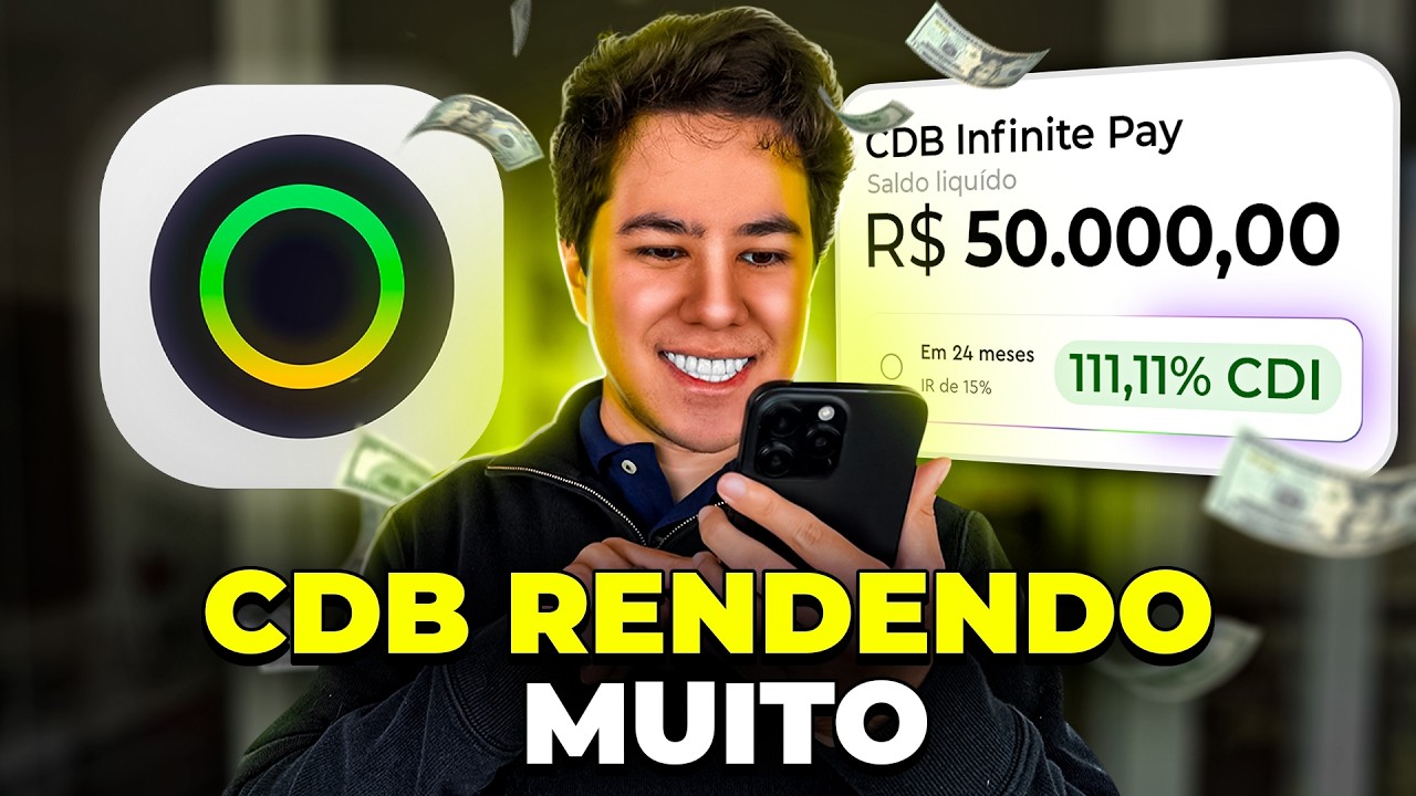 INVESTI 50 MIL REAIS RENDENDO 111,11% DO CDI | CDB INFINITE PAY