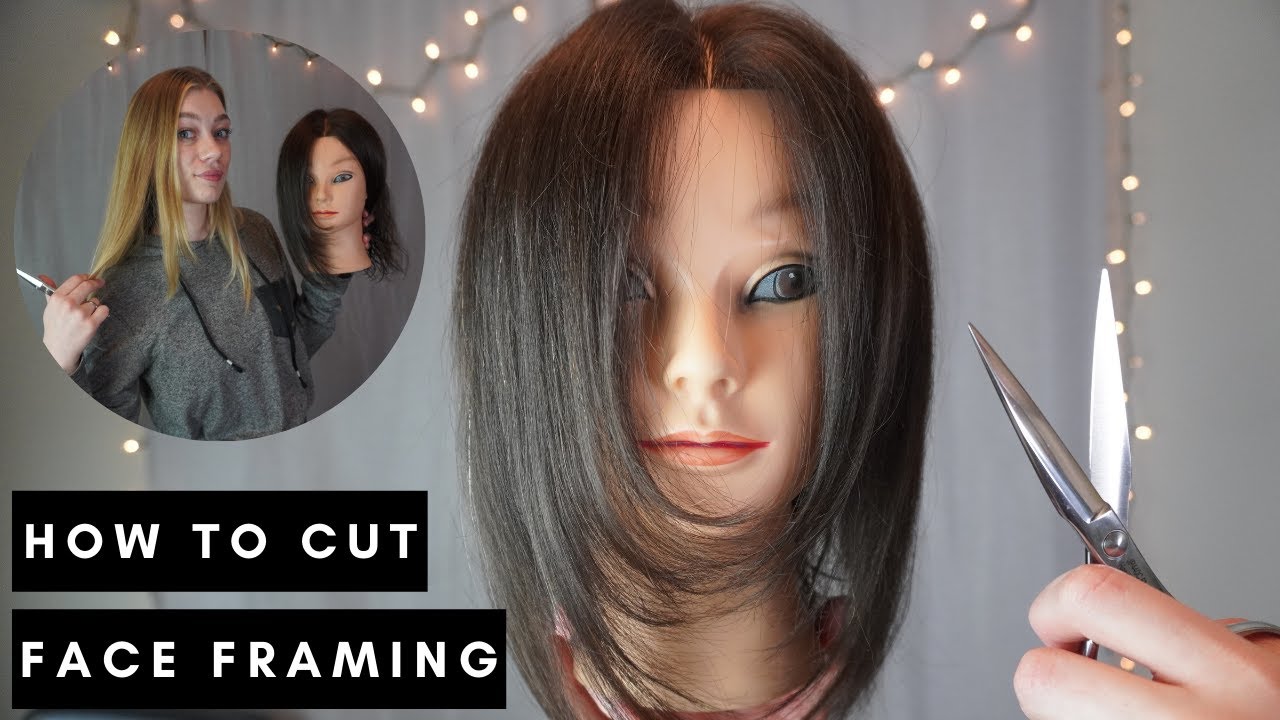 How to cut face framing layers at home - Milady chapter 16 haircutting | 408 beauty academy