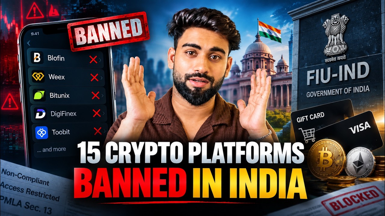 15 Crypto Platforms BANNED in India | FIU-INDIA Action Explained