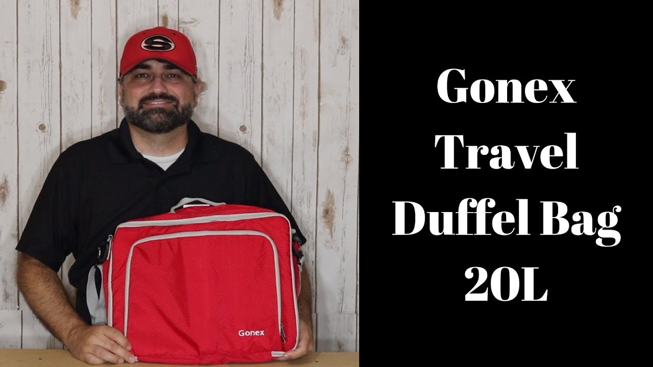Gonex Travel Duffel Bag, Portable Carry on Luggage Personal Item