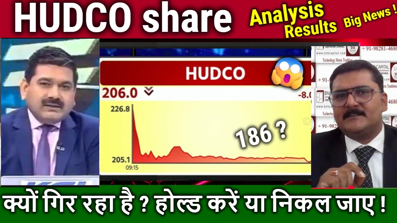 HUDCO share latest news,why hudco share faling ? result analysis,hudco share news,target tomarrow