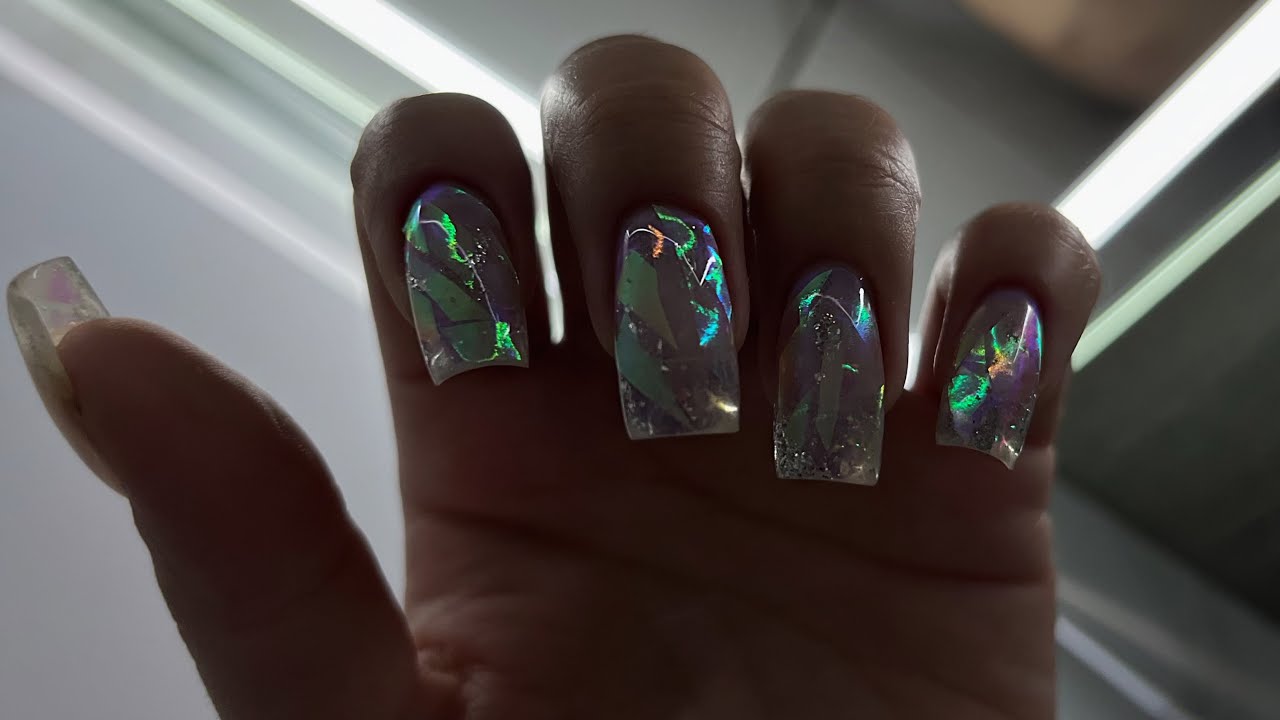 Aurora Nails | Aurora Design tutorial | Ice nails | Glass nails