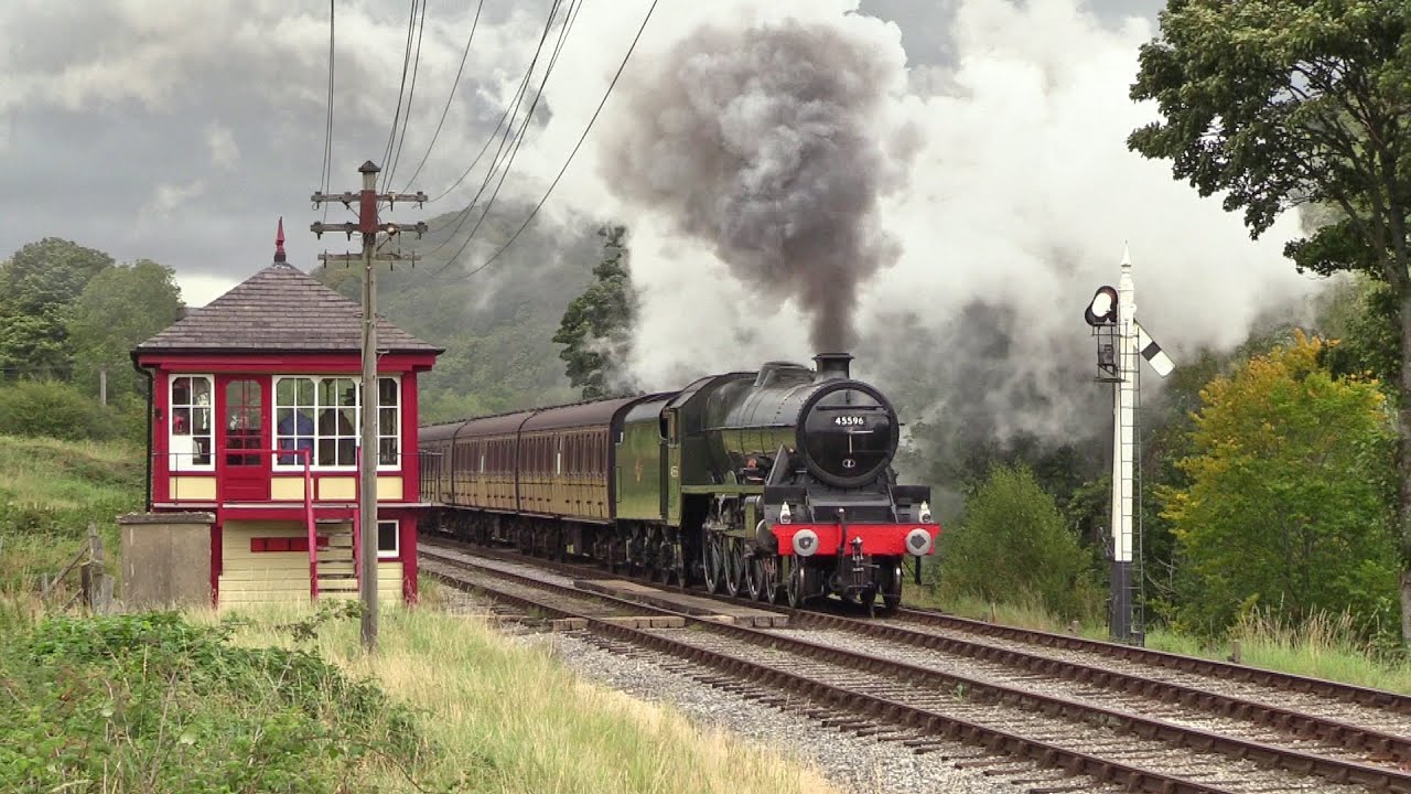 LMS 45596 'Bahamas' photo charters - Keighley & Worth Valley Railway
