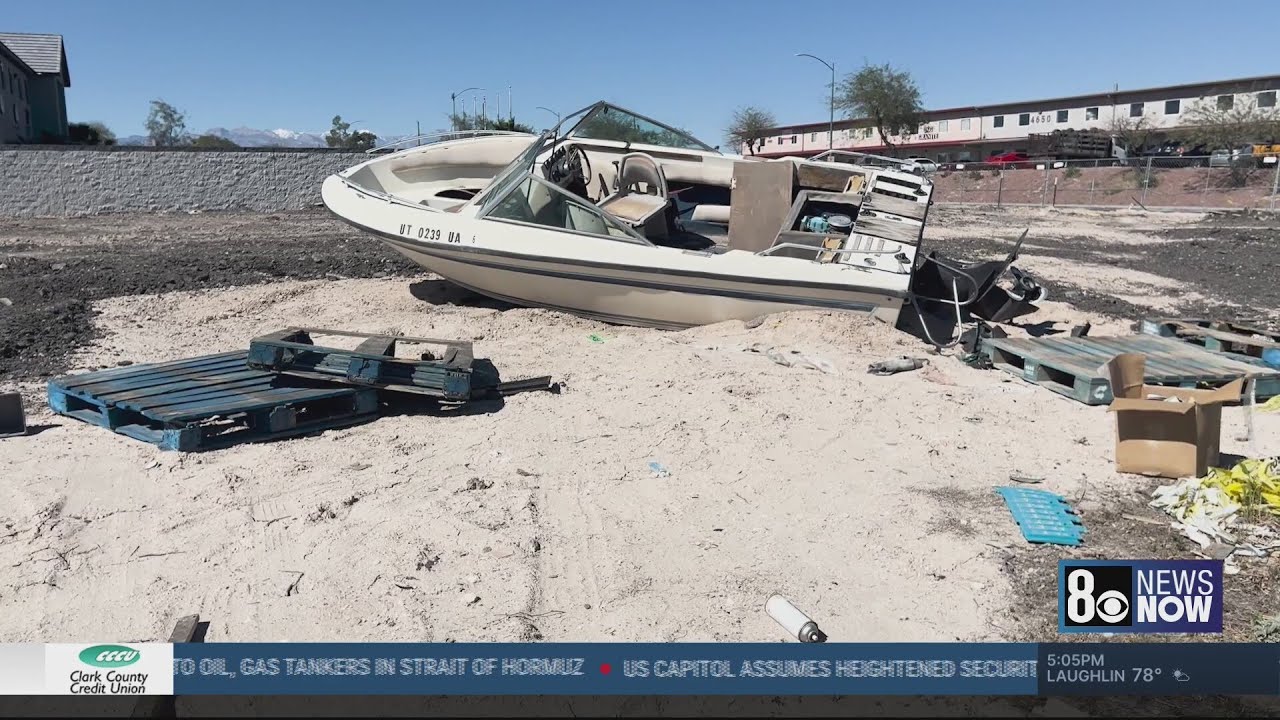 Abandoned boats spark concerns in Las Vegas neighborhood