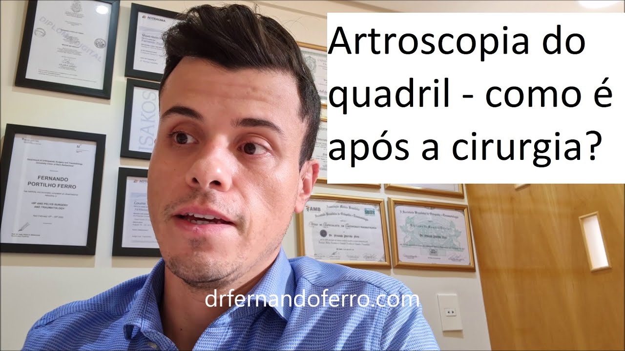 Artroscopia para impacto do quadril (femoroacetabular) - como é o pós-operatório?