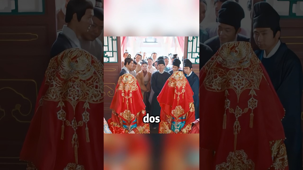 Сестры выходят замуж и надевают одинаковые свадебные платья. 