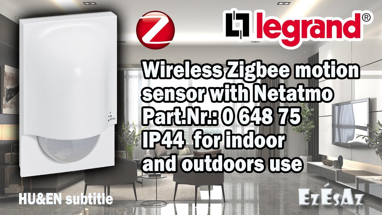 65 Legrand Wireless Zigbee motion sensor with Netatmo Part.Nr.: 0 648 75