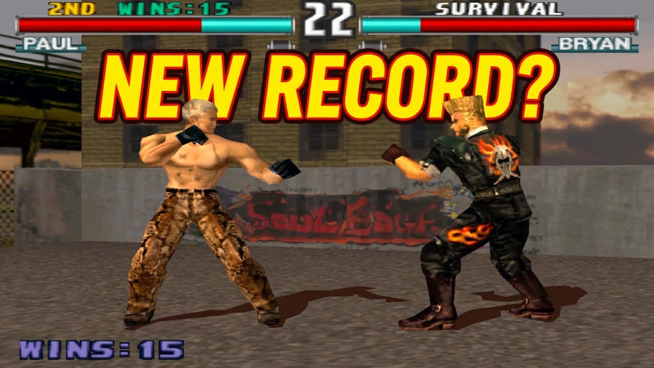 Tekken 3 Paul Survival Mode: IMPOSSIBLE Damage Run! - Part 2