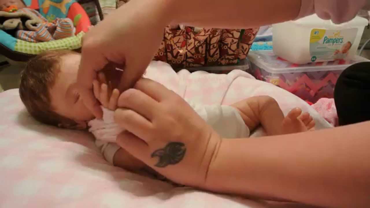Changing sweet Harlow Brooke into a cute outfit!!!