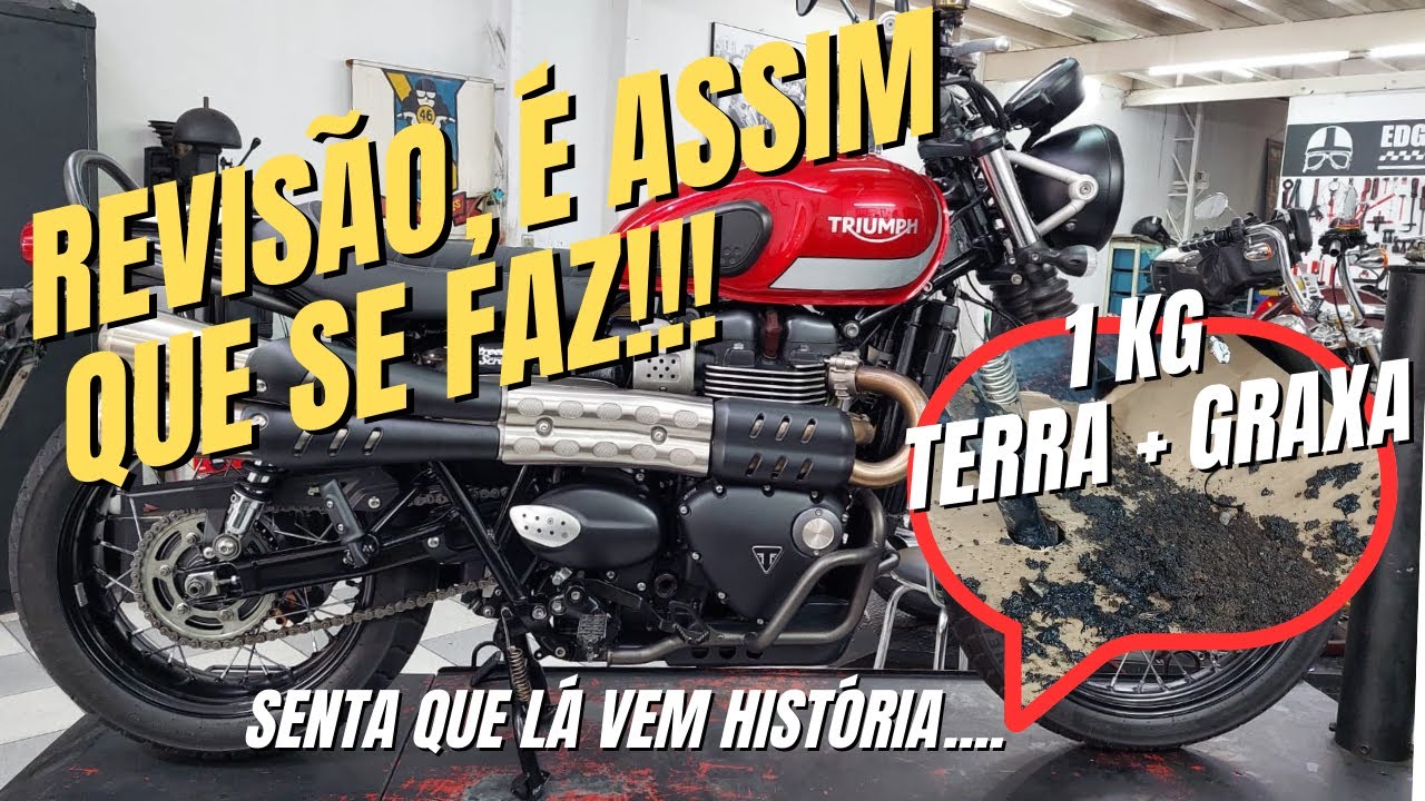 REVISÃO É ASSIM QUE SE FAZ (TRIUMPH STREET SCRAMBLER 900 2018)