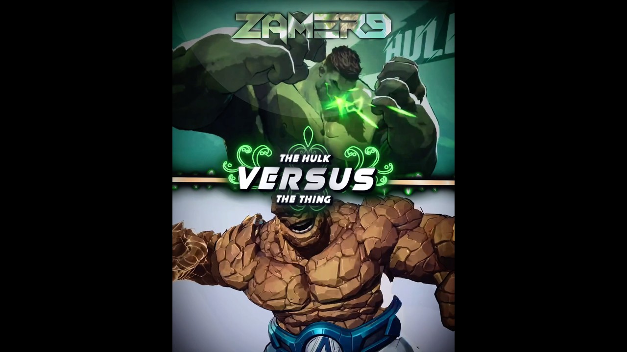 The Hulk Vs The Thing 