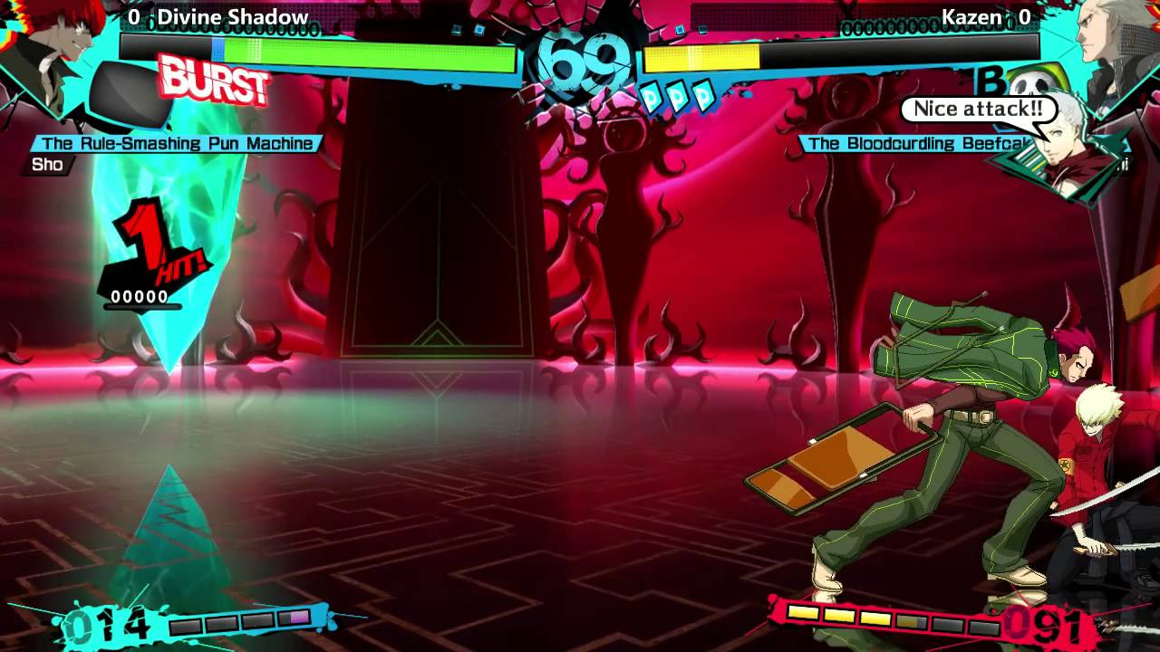 Persona 4 Arena Ultimax @ TSB Blazgreen 1.1 - Finals [720p/60fps]
