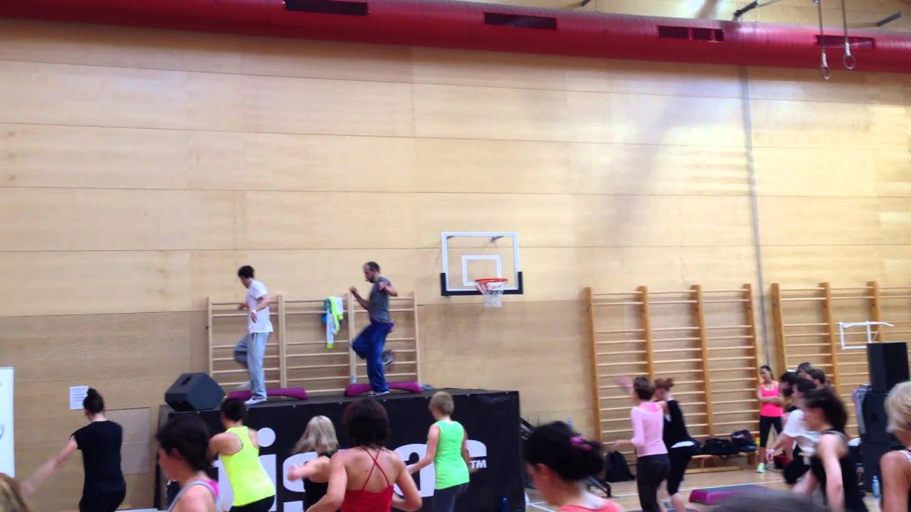 Aerobicmania Kongess in Brno / Czech - Pawel Oracz (PL) & Changmin Ryu (KOR) @ Step Class