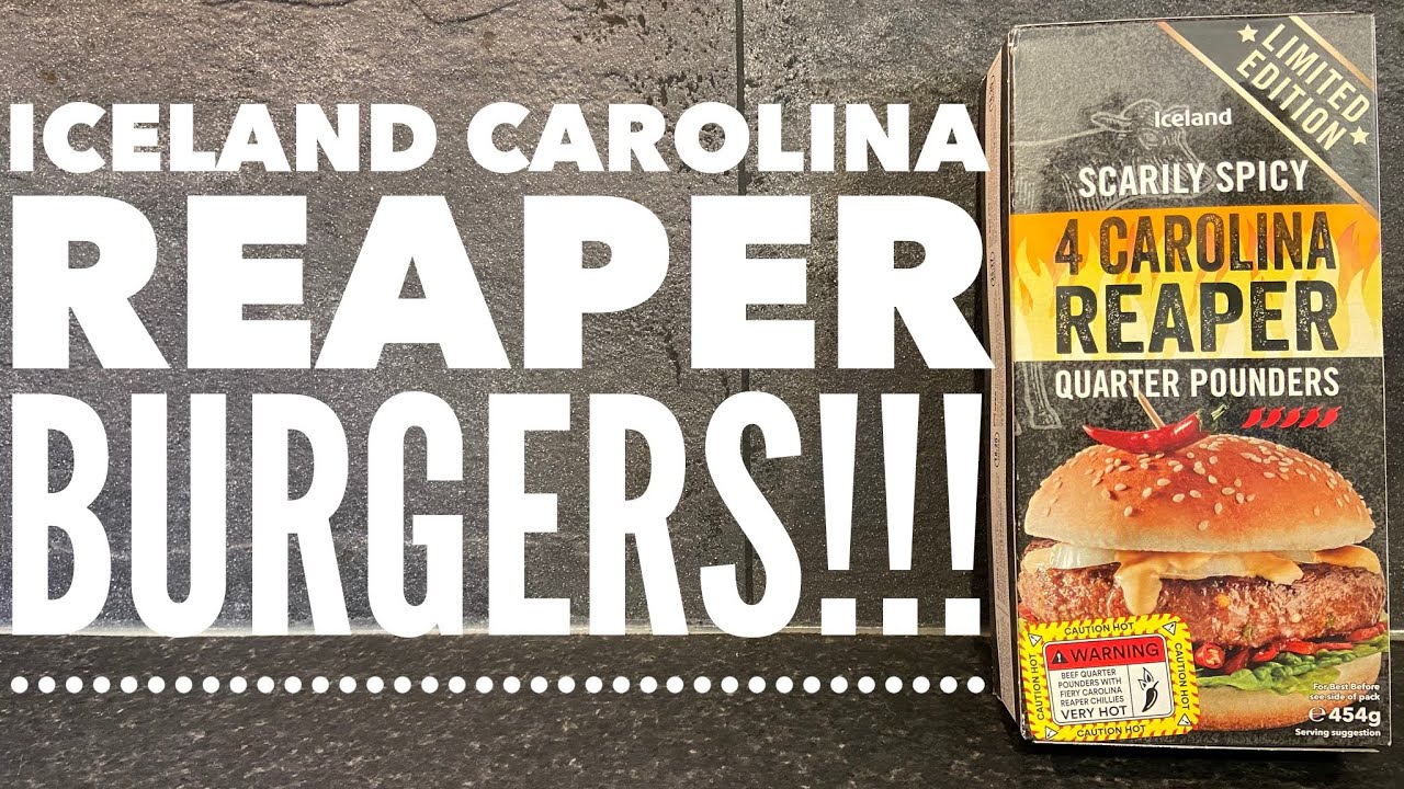 *WARNING HOT* Iceland Scarily Spicy Carolina Reaper Quarter Pounders