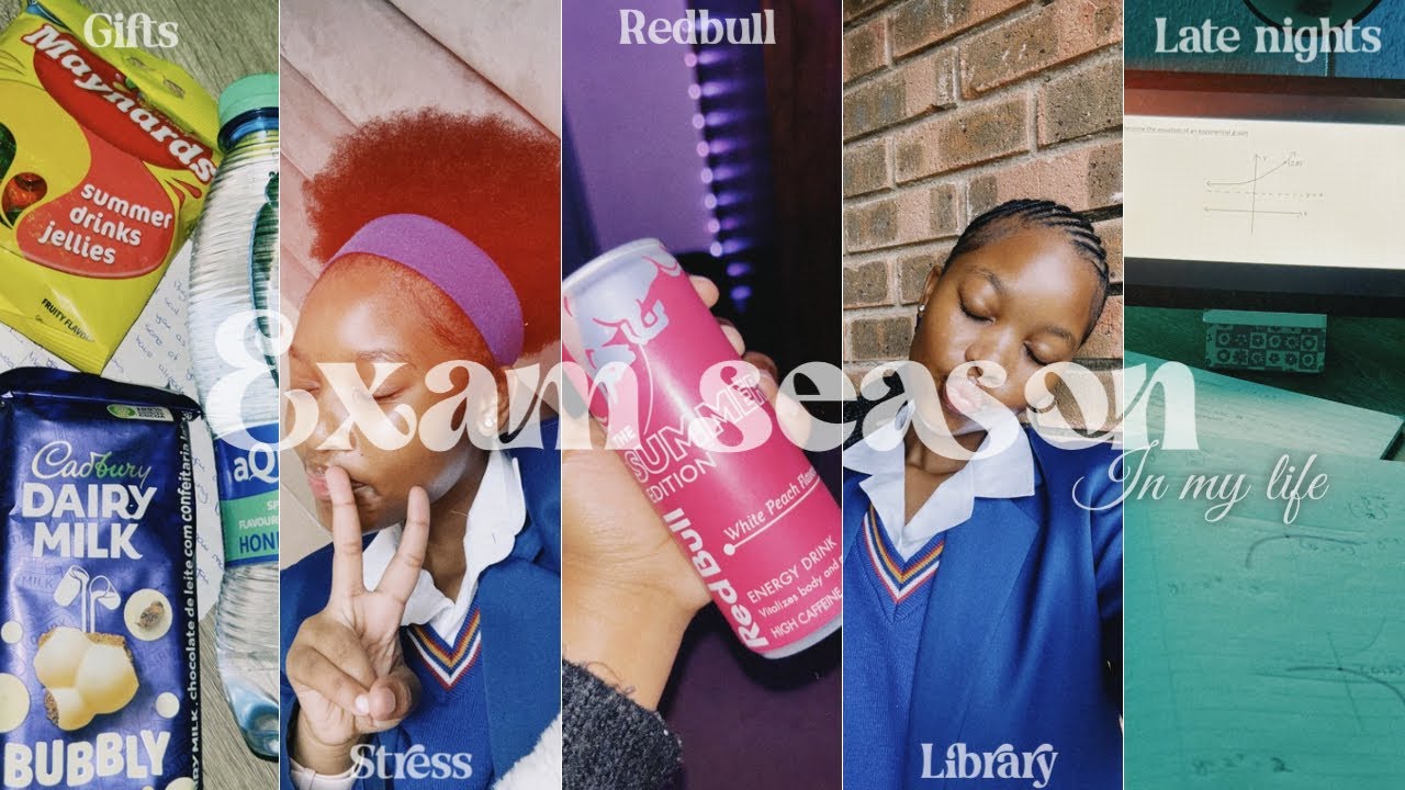 VLOG : Exam Season in my life ||Gift,library,exams,library,late nights|| South Africa YouTuber