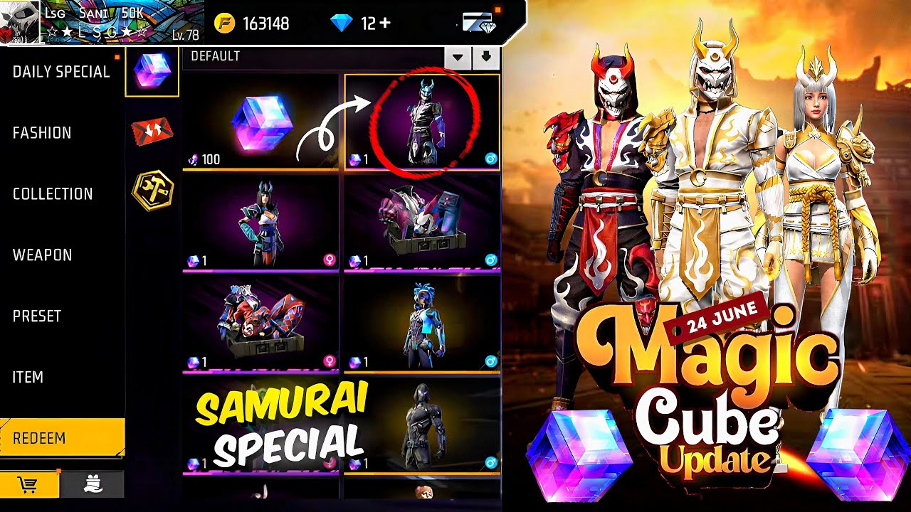 9th Aniversary Special Magic Cube Update 🥳🔥| Magic Cube Bundle  | Free Fire New Event | ff new event