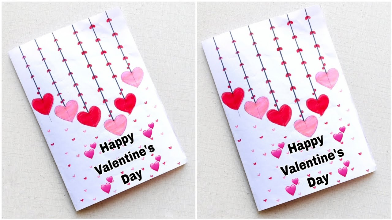 Valentines Day Card | Valentine's Day Crafts With Paper | Valentine's Day Gift Ideas | Paper Crafts