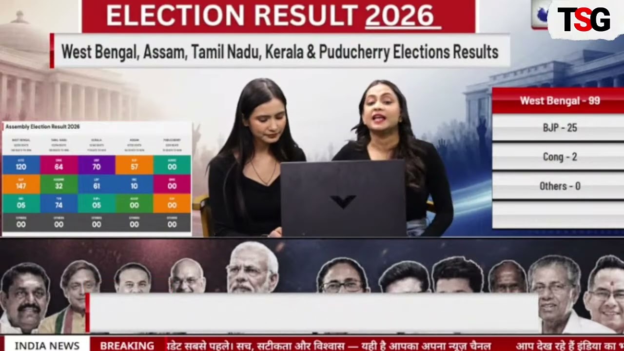 Election Results 2026 LIVE: Counting Begins, Who Will Win the Battle? | LIVE Updates | TSG