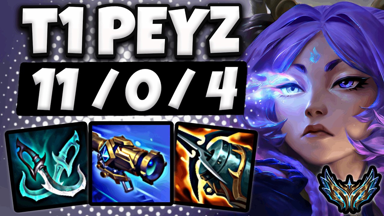 T1 Peyz Yunara vs Aphelios [ ADC ] Korea Challenger 2270 LP | Patch 26.7