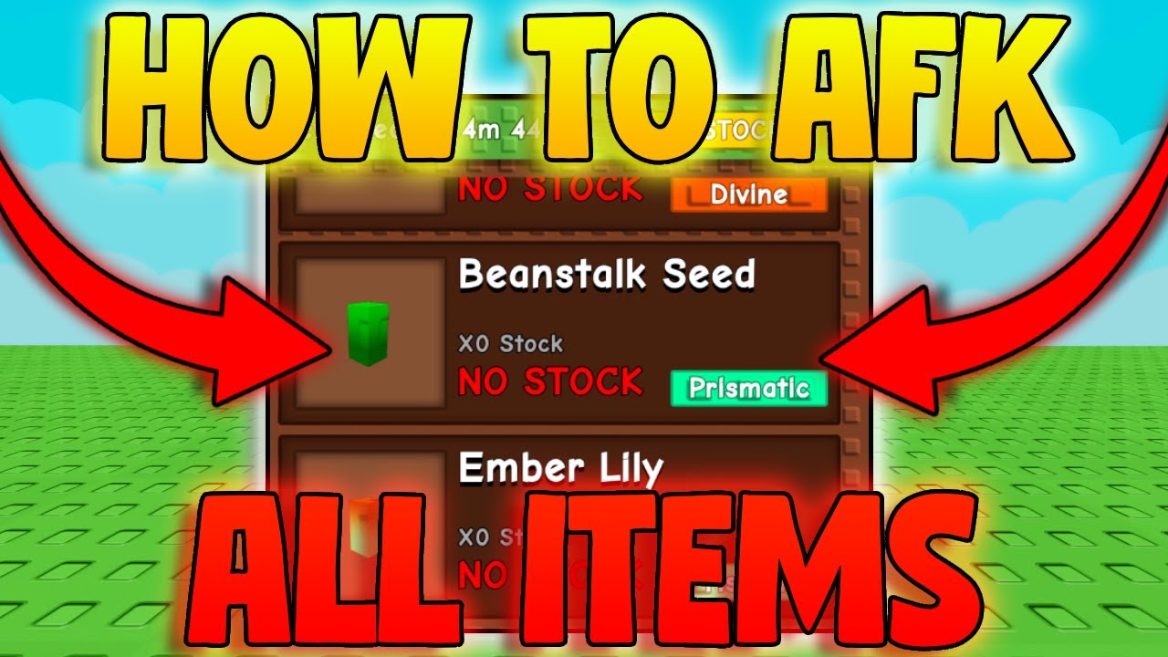 How To AFK In Grow A Garden! AFK ALL ITEMS! (Grow A Garden Macro)