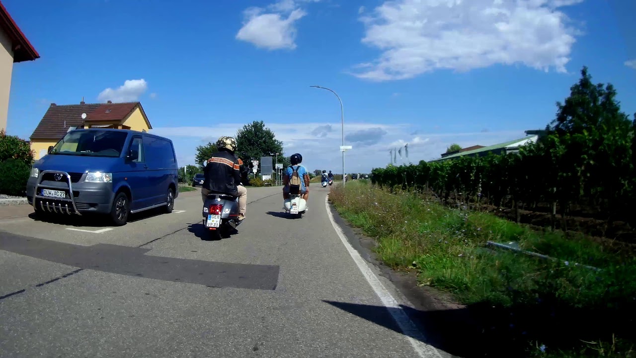 Vespa Treffen Wachenheim 2019 Schloss Wachenheim Teil 1 die Tour