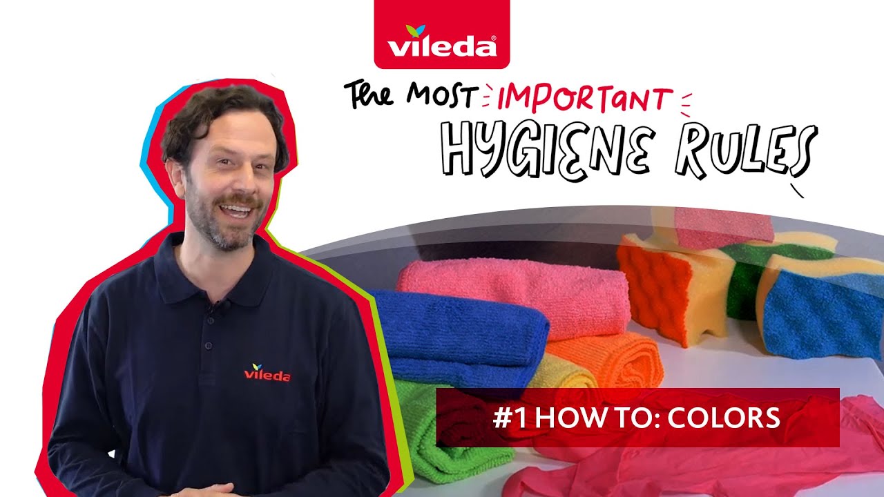 Vileda hygiene rules: how colors help you cleaning