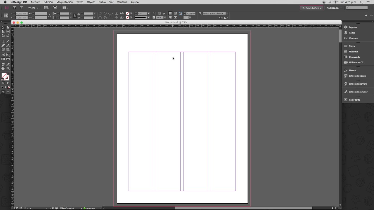 01 Guia de InDesign para la revista- Preparando el documento