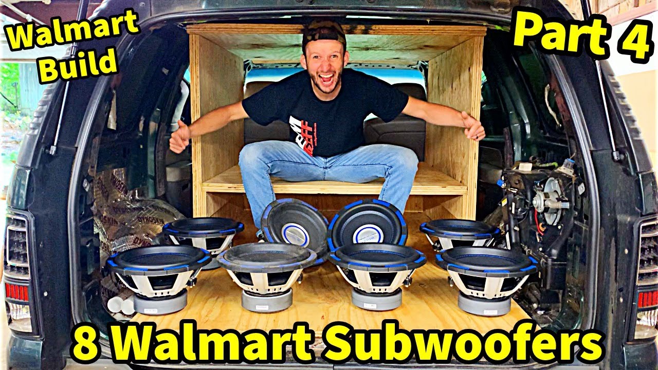 Building the LOUDEST Walmart Subwoofer System | Part 4