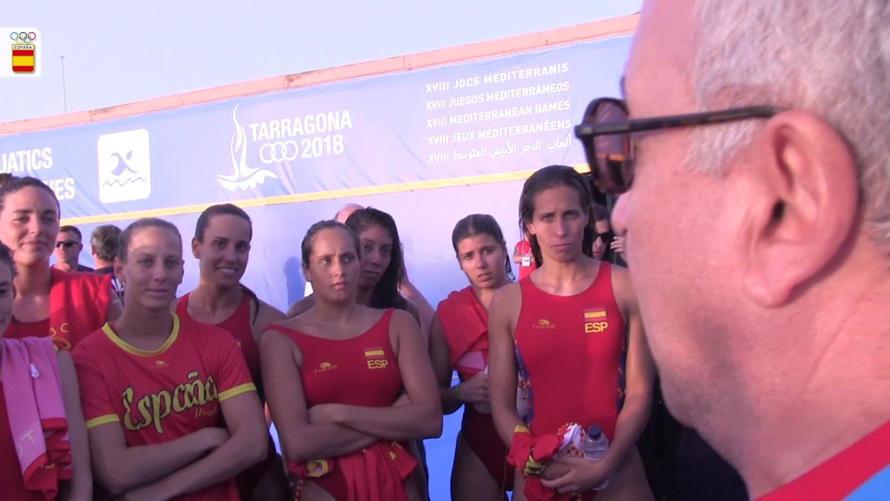 Triunfo del waterpolo femenino en los Juegos Mediterráneos de Tarragona