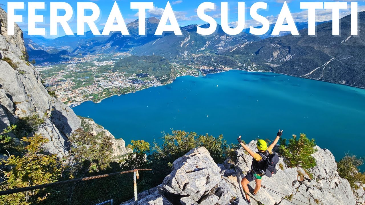 VIA FERRATA SUSATTI A CIMA CAPI! 🧗A PICCO SUL LAGO DI GARDA!