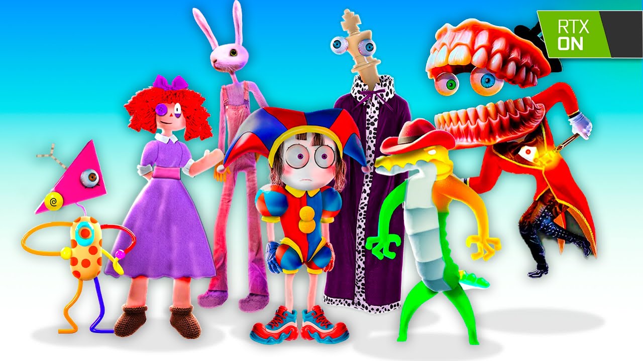Hice TODOS LOS PERSONAJES de DIGITAL CIRCUS en RTX