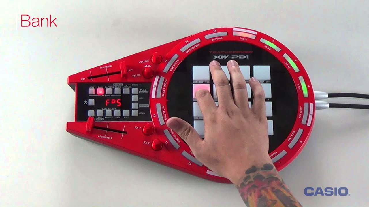 BANK - Casio Trackformer - XW-PD1