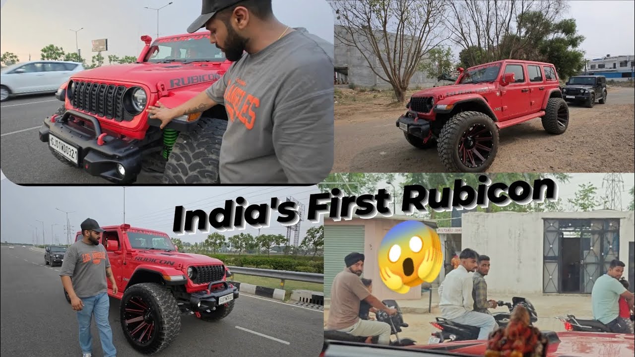 INDIA'S FIRST WRANGLER WITH #fuelcontra #24*14J #COMFOSSERTIRE / IRONMAN LIFTKIT / MONSTERJEEP