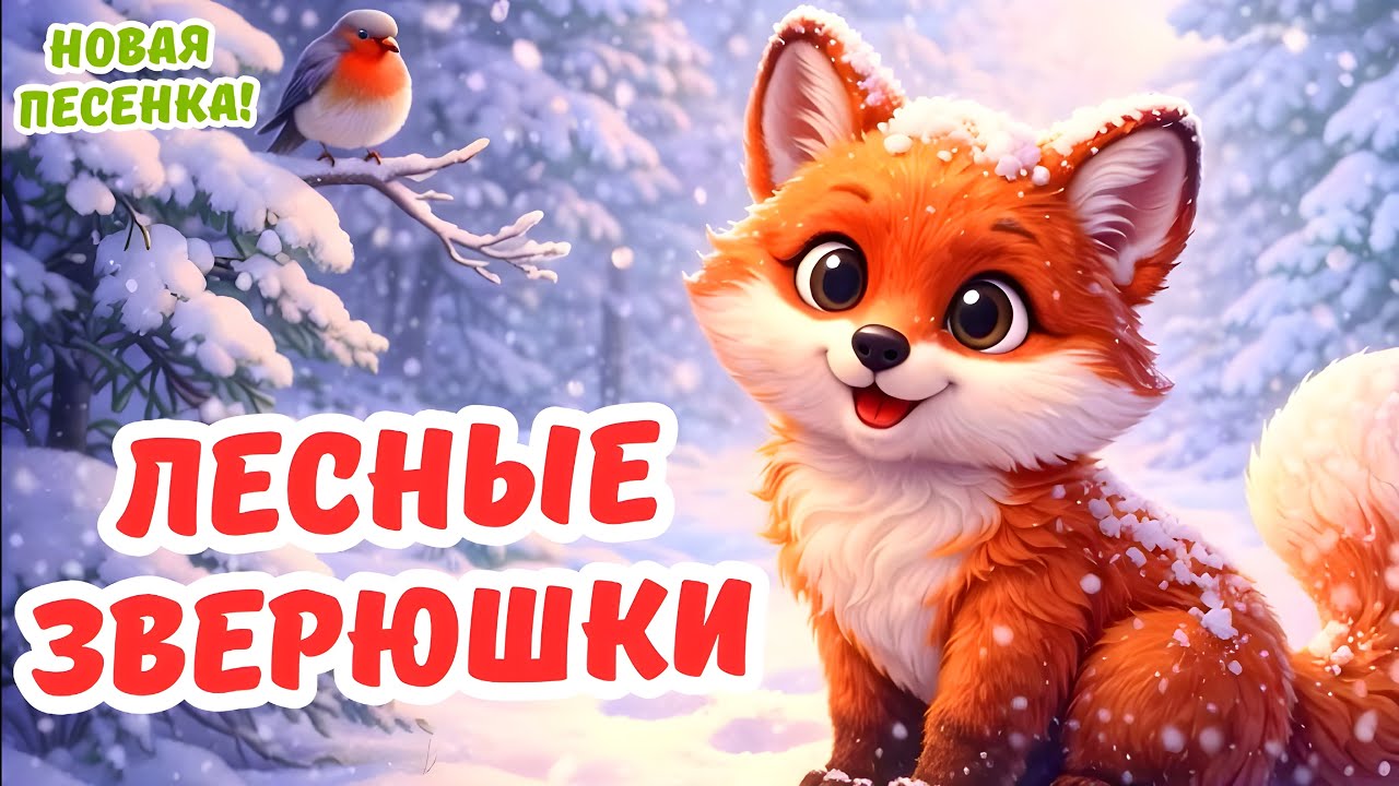 ЛЕСНЫЕ ЗВЕРЮШКИ / НОВИНКА! /Музыкальный мультфильм