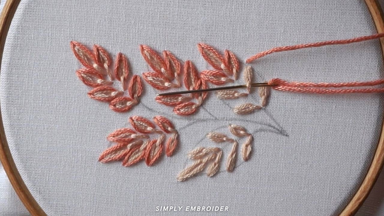 Wonderful Lazy Daisy stitch Embroidery For Beginners Step By Step Guide/Easy Simple Needle Work Tips