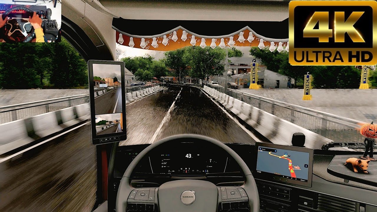 Euro truck simulator 2 Realistic Graphics || Ets  2 || Realistic Graphics|| Rain mod  || 