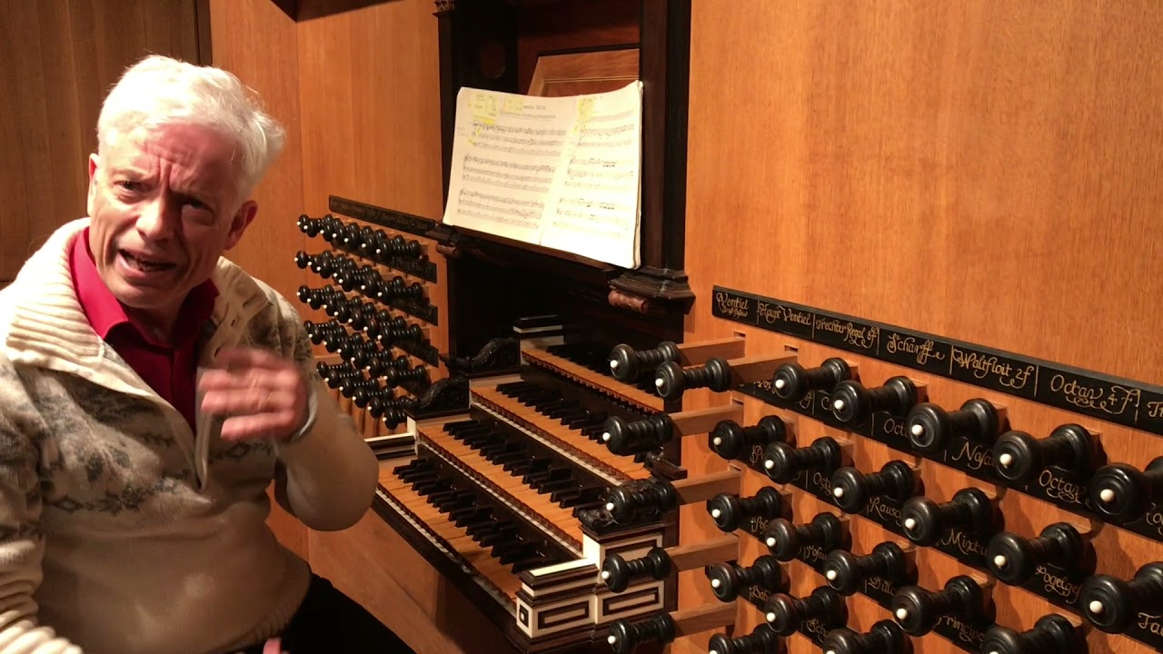 Hans Davidsson presenting H. Scheidemann at the North German Baroque Organ in &Ouml;rgryte New Church