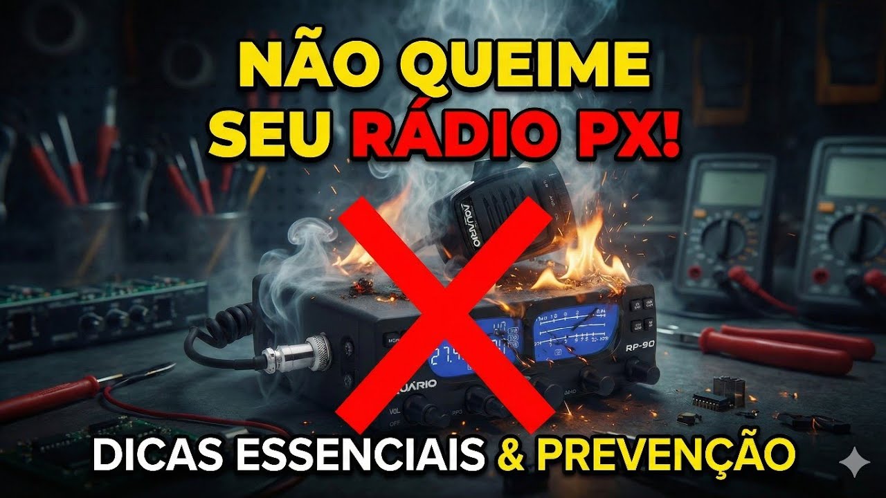 Isso queima seu radio PX