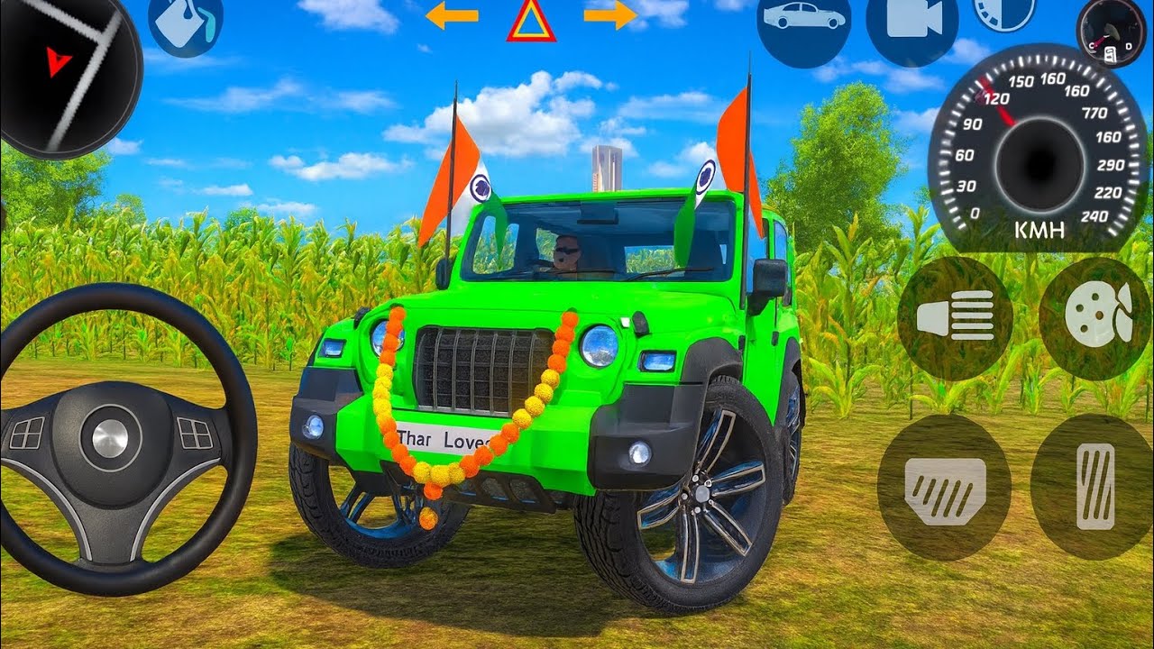 Modified Mahindra Thar Car Games: Indian Cars (Gadi Wala Game) - Car Game Android Gameplay 2025
