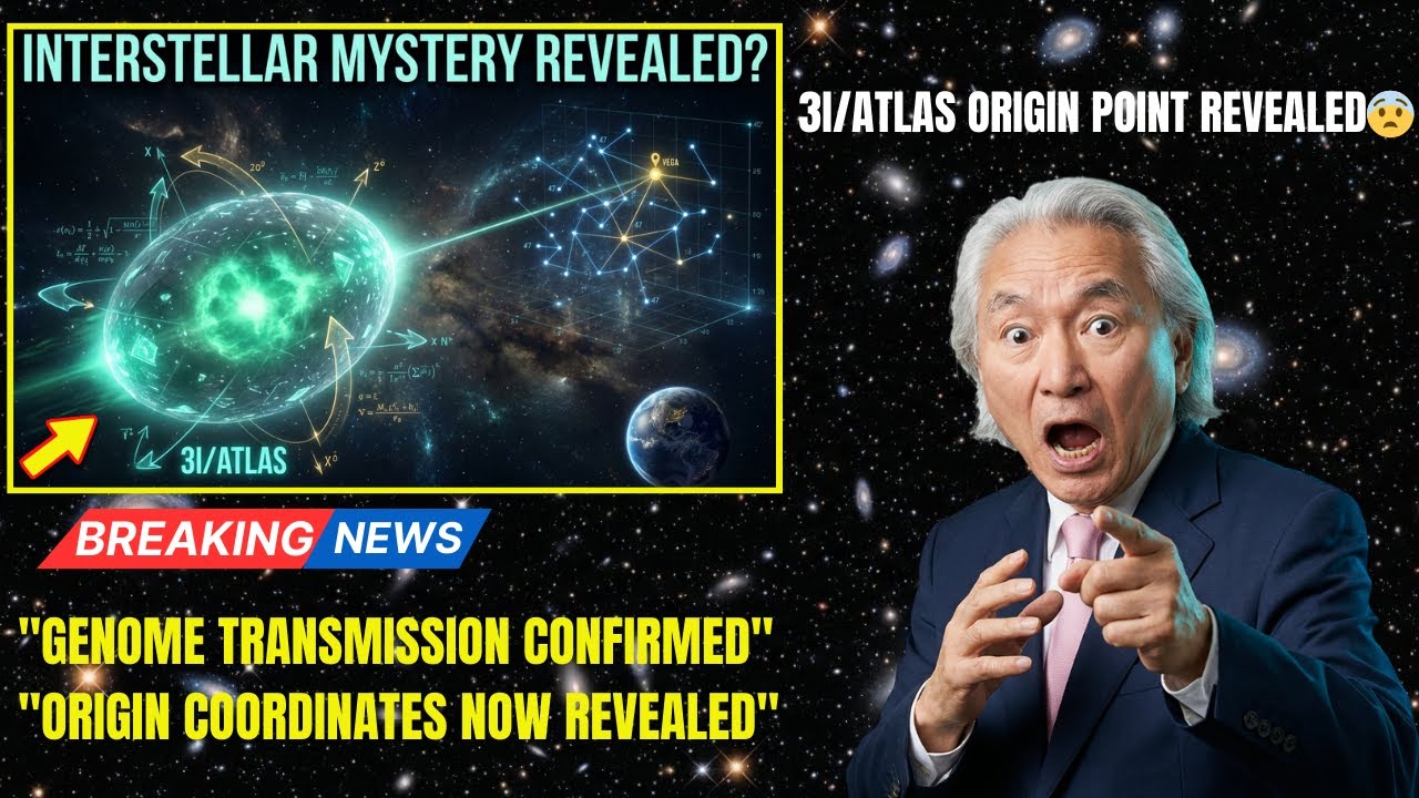 3I/ATLAS Just TRANSMITTED a Star Map — Showing Its Mysterious Origin Point | Michio Kaku