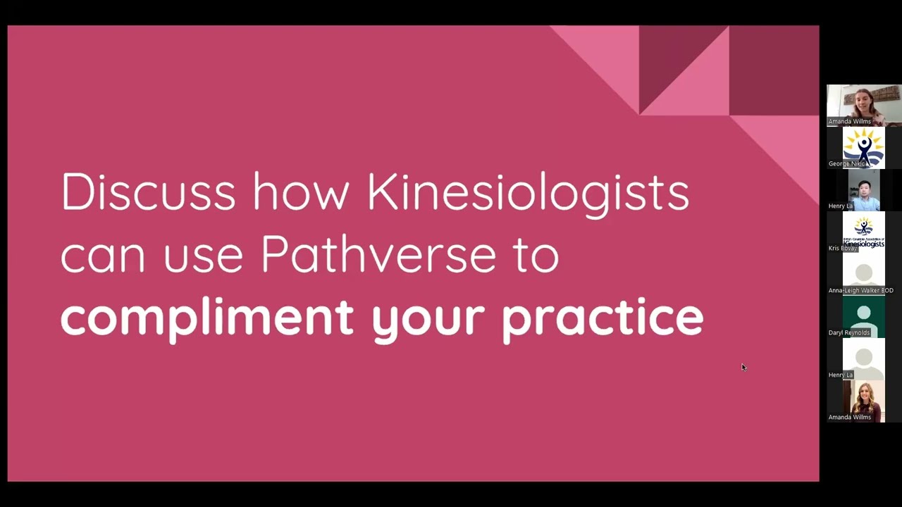 How Kinesiologists can use Pathverse to track and use relevant client data