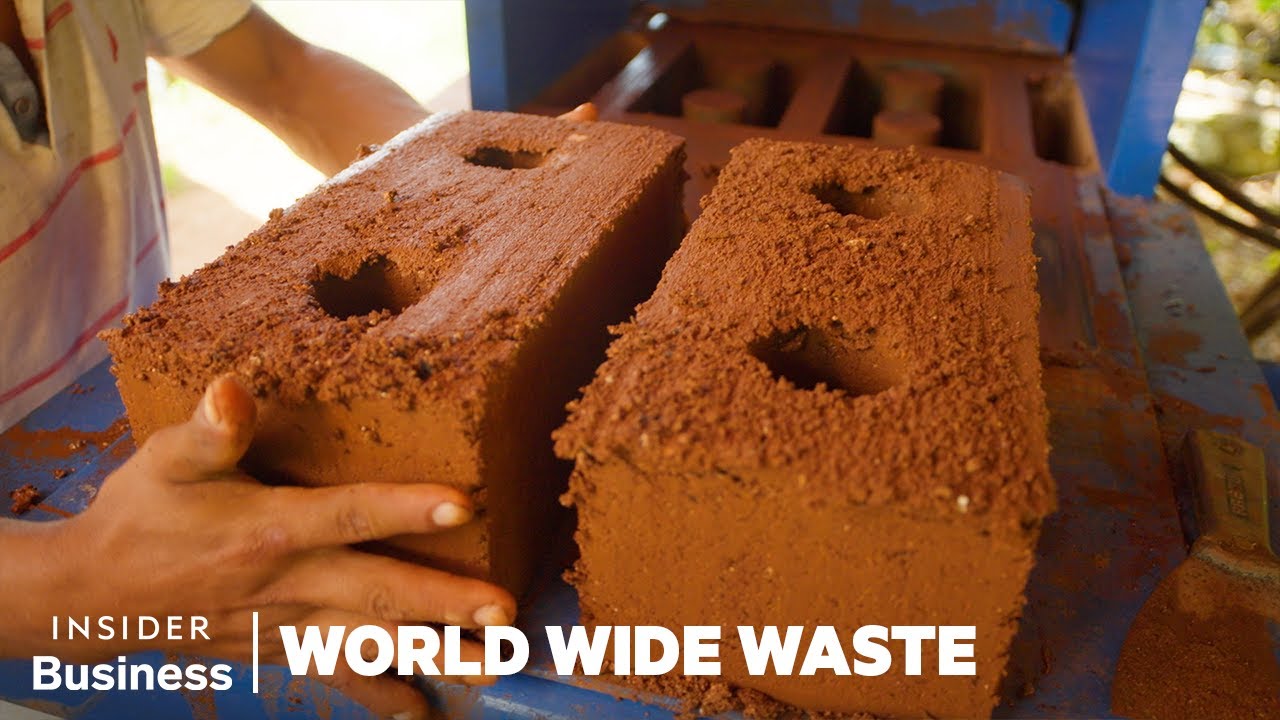 How Bricks Made From Invasive Seaweed Clean Mexico's Beaches | World Wide Waste | Business Insider