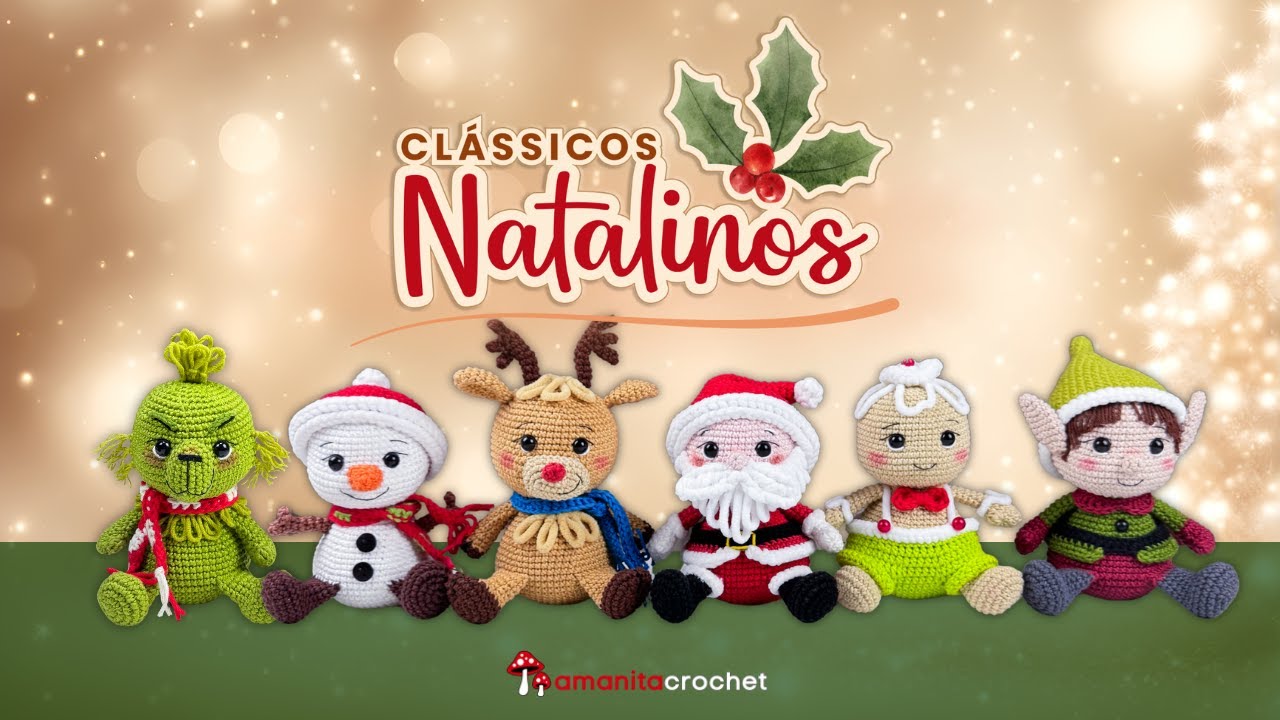 Clássicos Natalinos - Amanita crochet