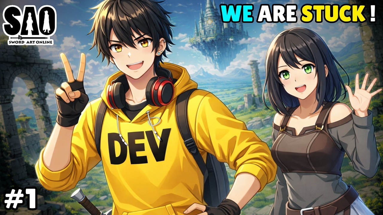 I GOT STUCK WITH A GIRL INSIDE AN ADVENTURE GAME!