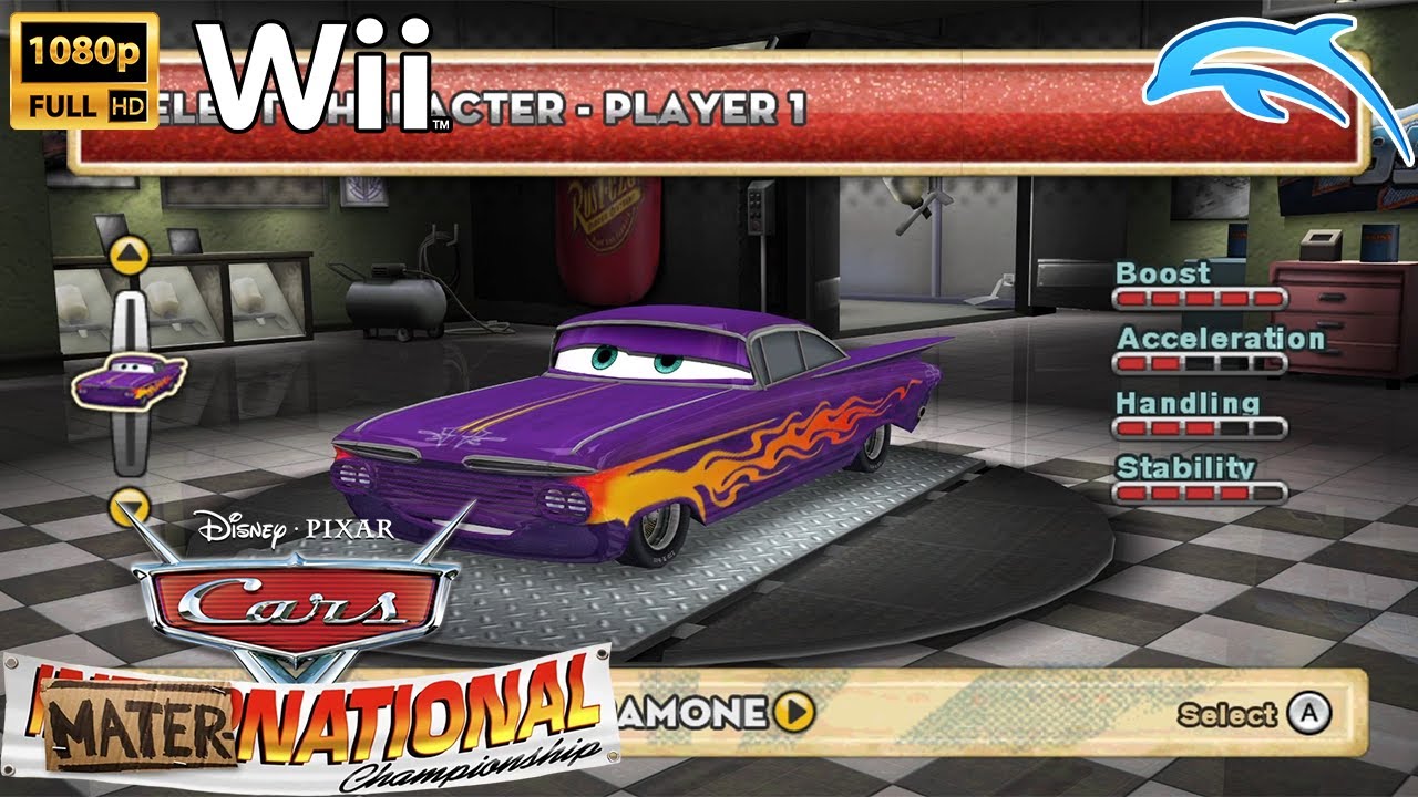 Cars Mater-National Championship | Ramone Wii HD Gameplay (Dolphin)