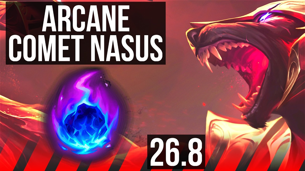 NASUS vs YORICK (TOP) | Arcane Comet, Good KDA: 13/2/5 | EUW Diamond | 26.8