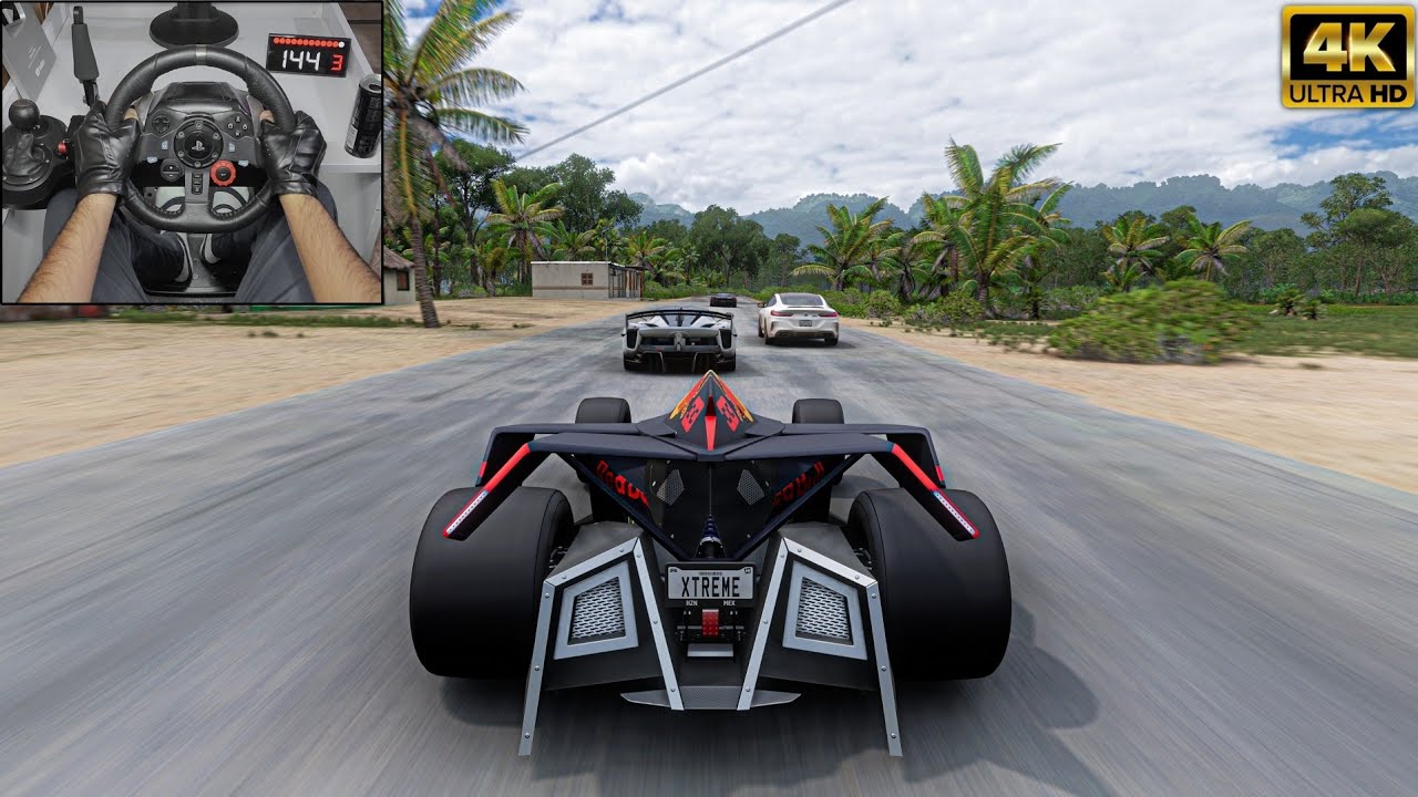 1200HP Hot Wheels BTTB vs Supercars - Forza Horizon 5 | Steering Wheel Gameplay